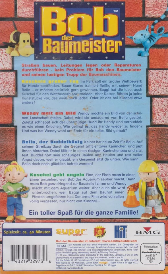 Bob der Baumeister: Kuschel und Bello (VHS - 2002 - DE)