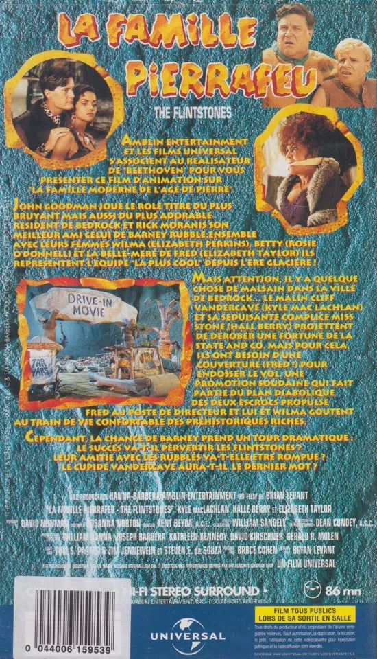 La Famille Pierrafeu (VHS - FR)