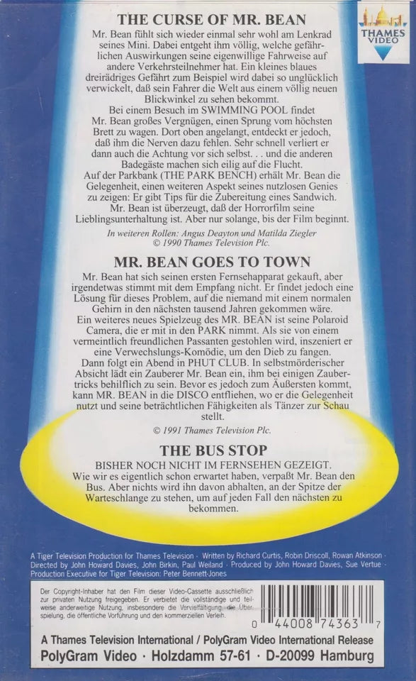 The Exciting Escapades of Mr. Bean (VHS - DE)