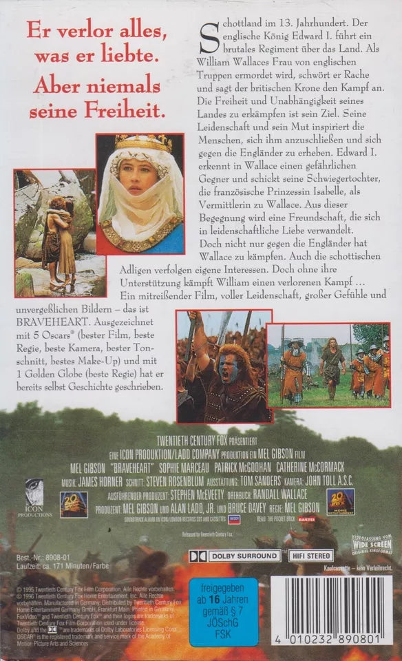 Braveheart (VHS - 1996 - DE)