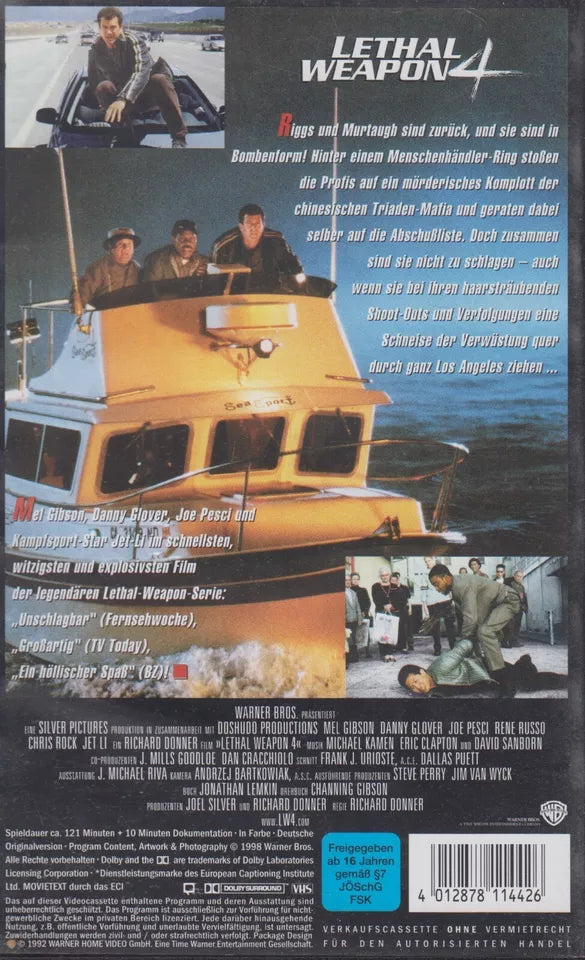 Lethal Weapon 4 - Two Professionals Clean Up (VHS - 1992 - DE)