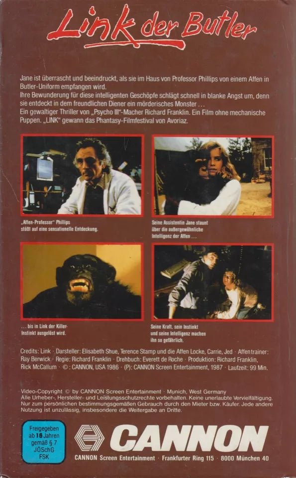 Link the Butler (VHS - 1987 - DE)
