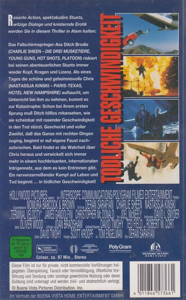 Deadly Speed (VHS - DE)