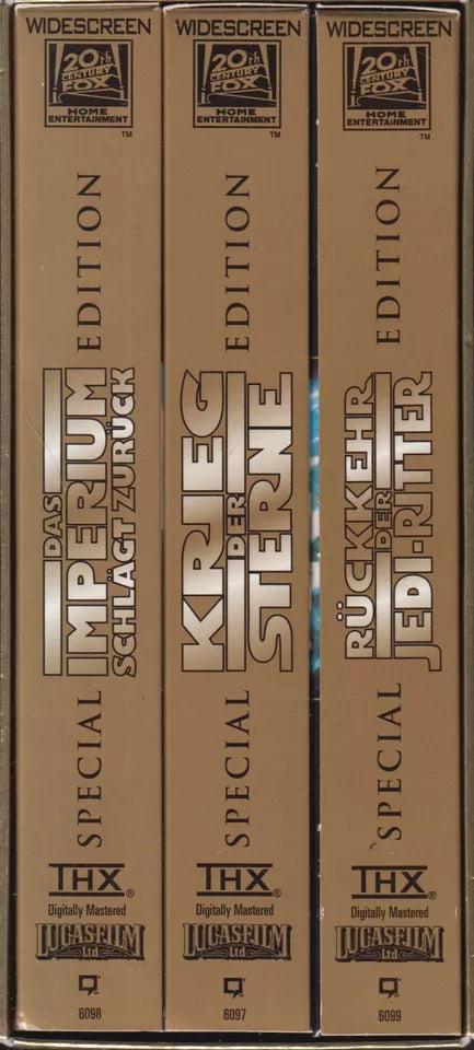 Star Wars Trilogy (3xVHS - 1997 - DE)