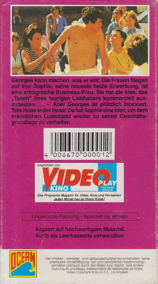 Honey, that's a strong piece (VHS - DE)