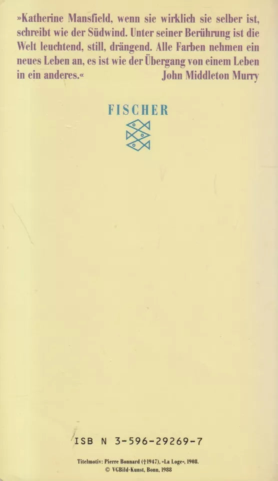 Katherine Mansfield: Das Gartenfest (1988)