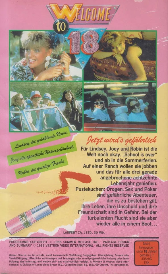 Welcome to 18 (VHS - 1988 - DE)