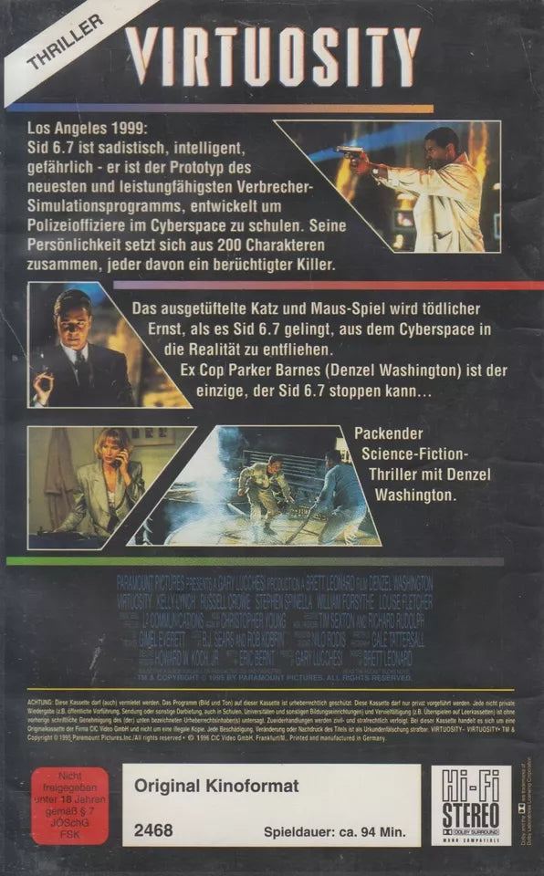Virtuosity (VHS - 1996 - DE)