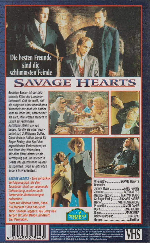 Savage Hearts (VHS - DE)