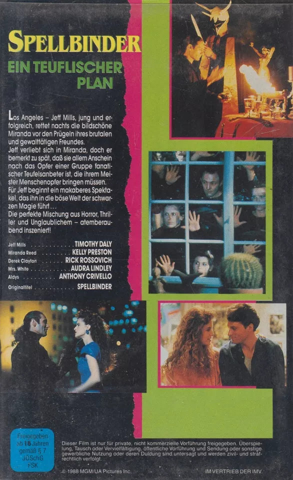 Spellbinder - A Diabolical Plan (VHS - 1988 - DE)