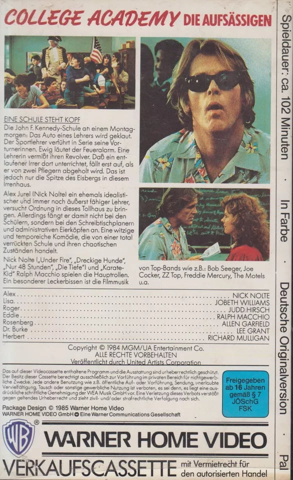 College Academy - The Rebels (VHS - 1985 - DE)