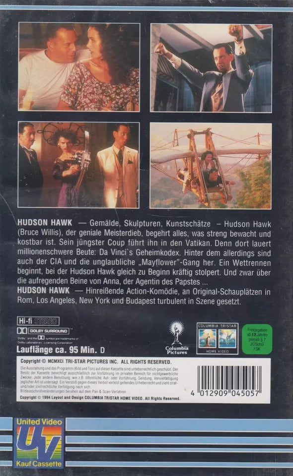 Hudson Hawk - Der Meisterdieb (VHS - 1994 - DE)