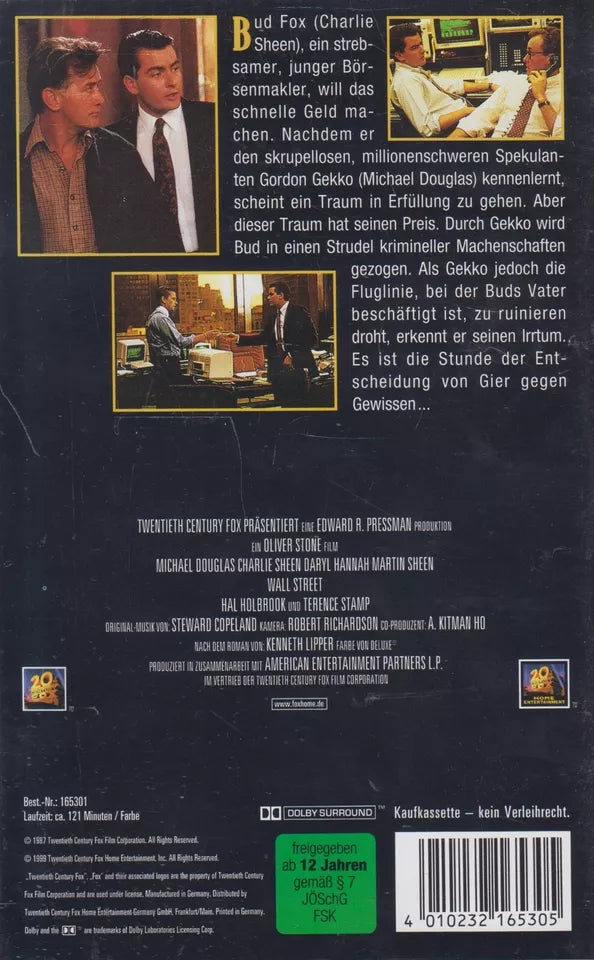 Wall Street (VHS - 1999 - DE)