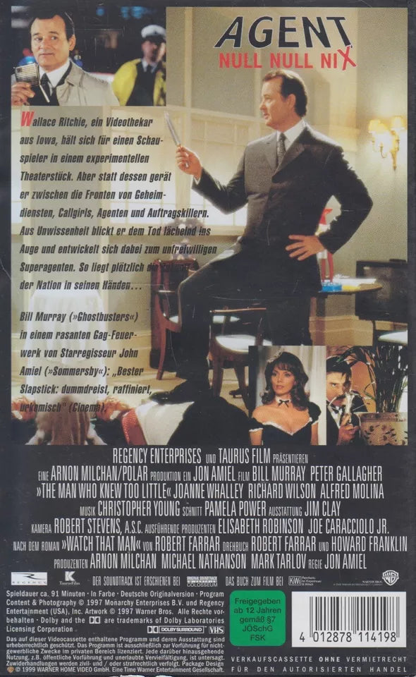 Agent Null Null Nix (VHS - 1999 - DE)