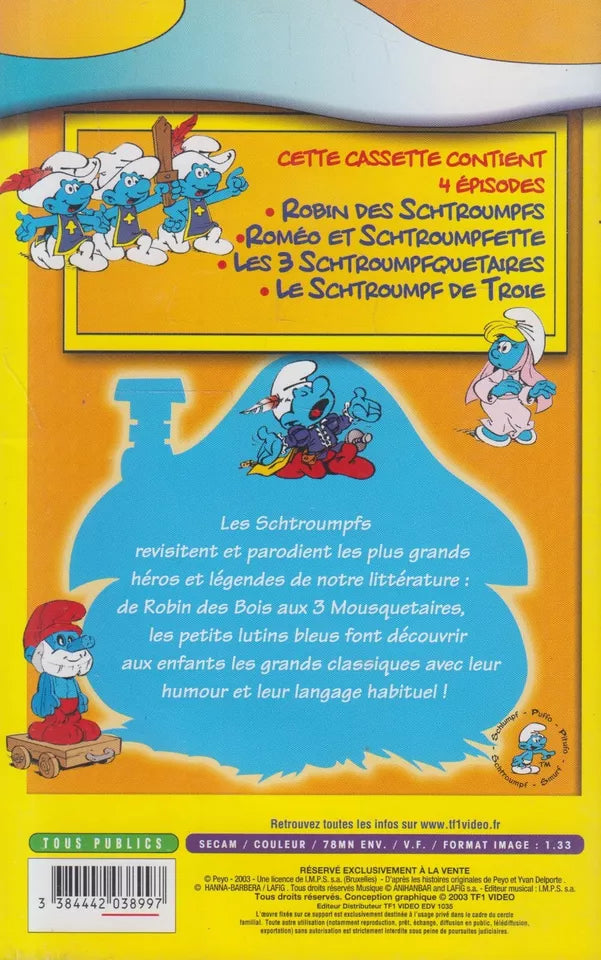 Les Schtroumpfs: Héros et Légendes (VHS - 2003 - FR)