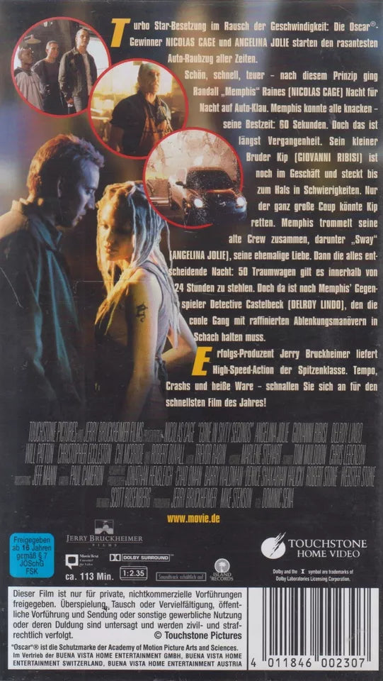 Gone in 60 Seconds (VHS - DE)