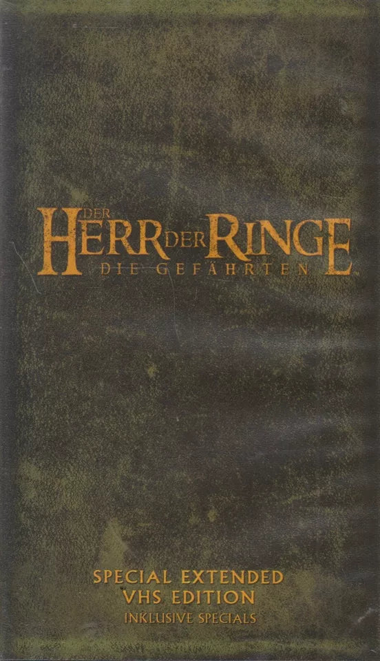 Le Seigneur des Anneaux - La Communauté de l'Anneau (Special Extended) (2xVHS - 2002 - DE)