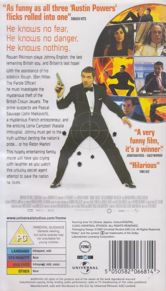Johnny English (VHS - 2003 - UK)