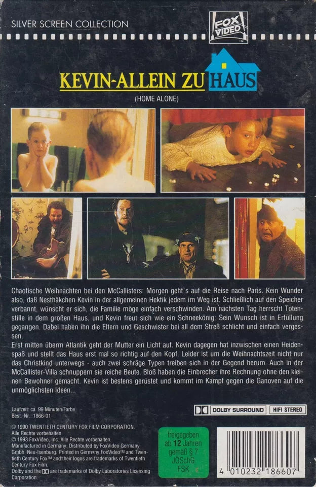 Home Alone (VHS - 1993 - DE)