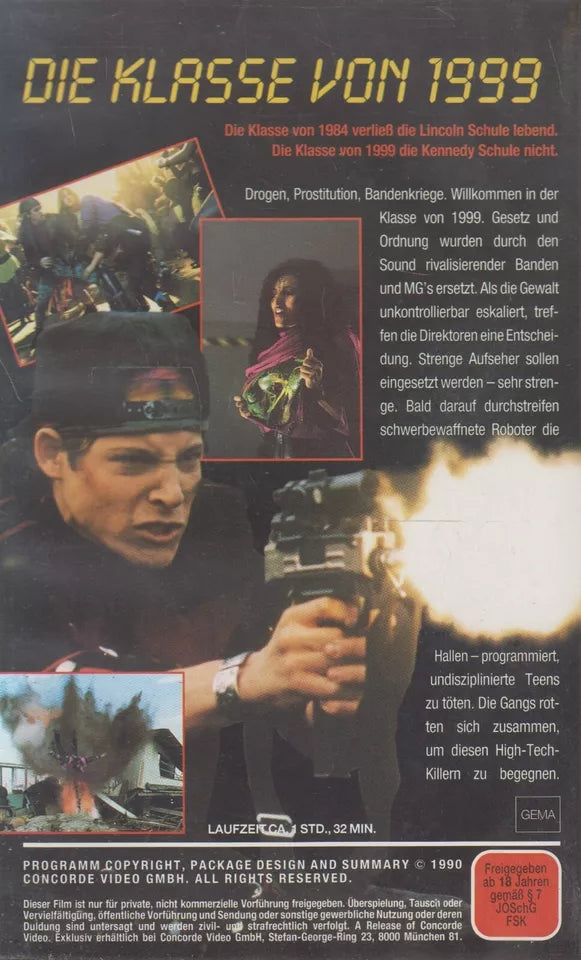 The Class of 1999 (VHS - 1990 - DE)