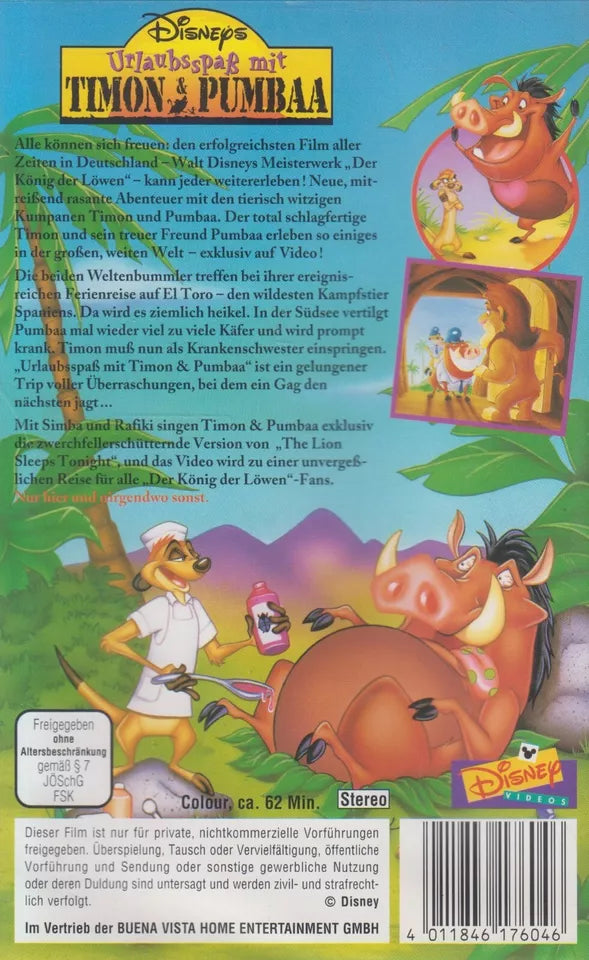 Urlaubsspaß mit Timon & Pumbaa (VHS - DE)