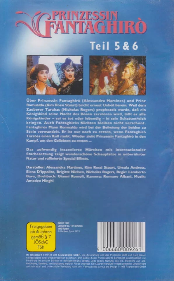Princess Fantaghirò: Part 5 & 6 (VHS - 1995 - DE)