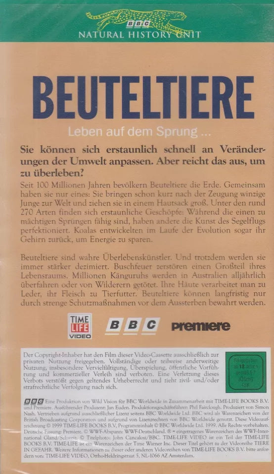 Animals in Danger: Marsupials (VHS - 1999 - DE)
