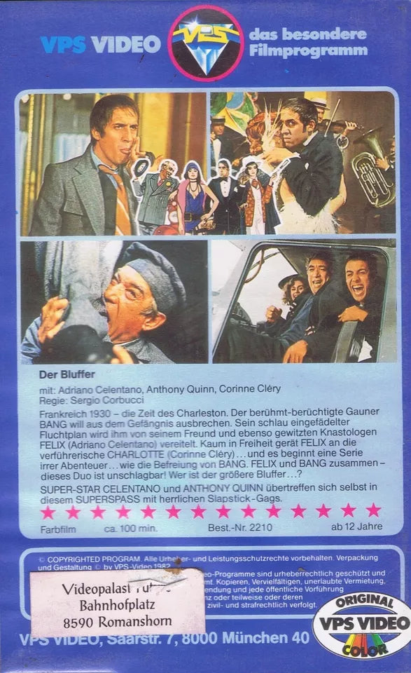 Der Bluffer (VHS - 1982 - DE)