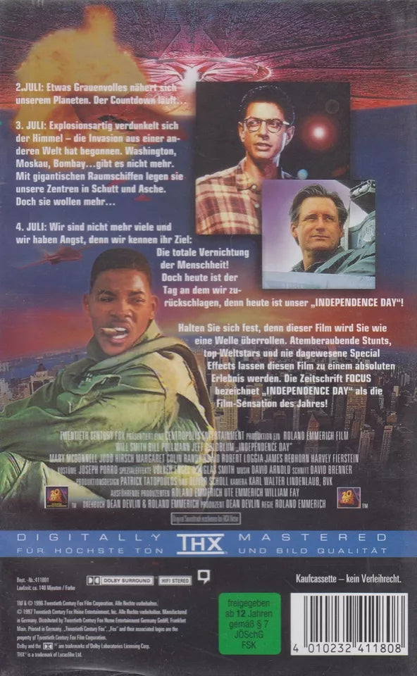 Independence Day (VHS - 1997 - DE)
