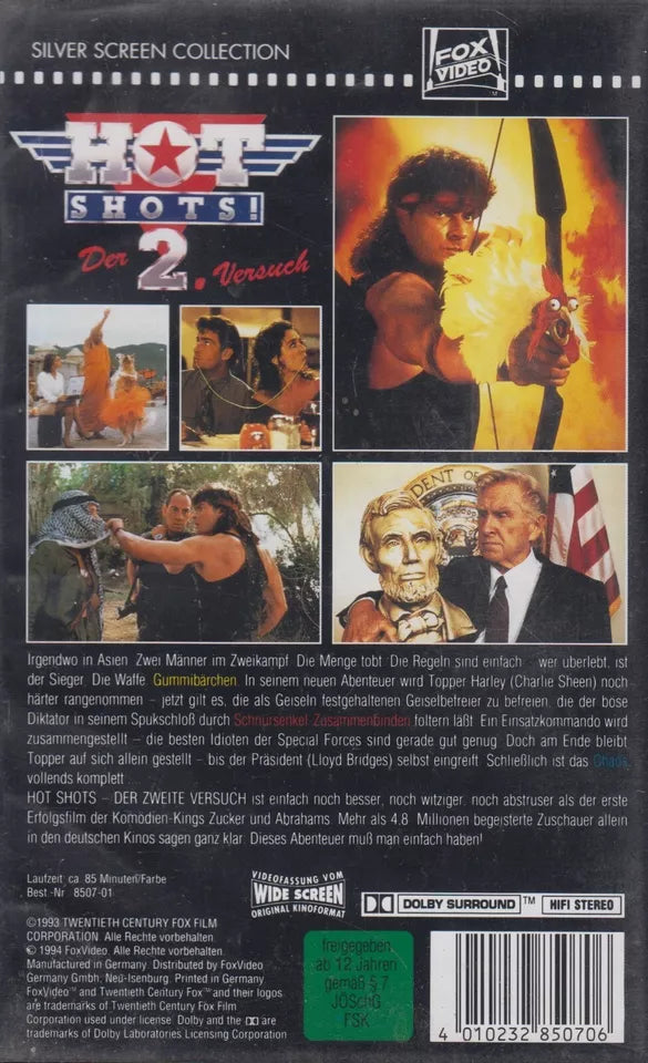 Hot Shots! - The 2nd Attempt (VHS - 1994 - DE)