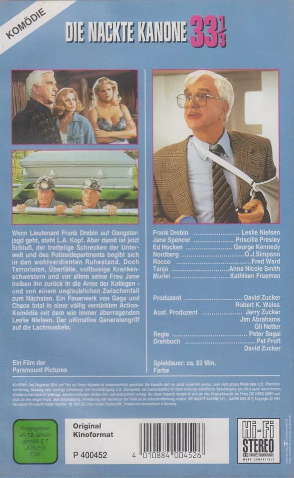 The Naked Gun 33 1/3 (VHS - 1995 - DE)