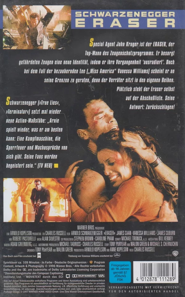 Eraser (VHS - 1997 - DE)