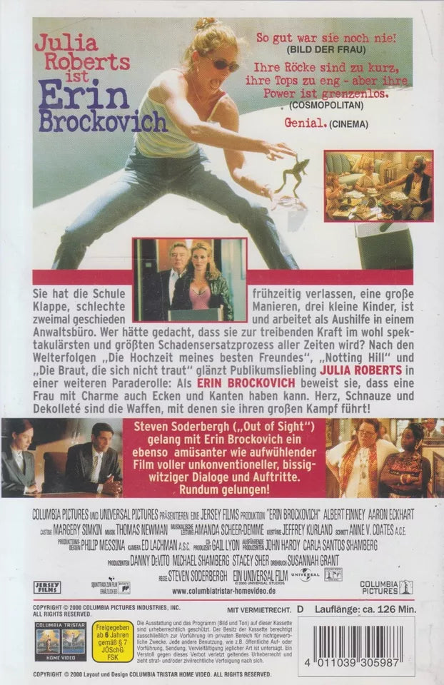 Erin Brockovich - Eine wahre Geschichte (VHS - 2000 - DE)