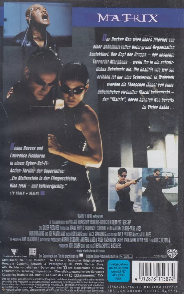 Matrix (VHS - 1999 - DE)