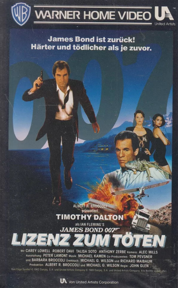 James Bond 007: Lizenz zum Töten (VHS - 1990 - DE)