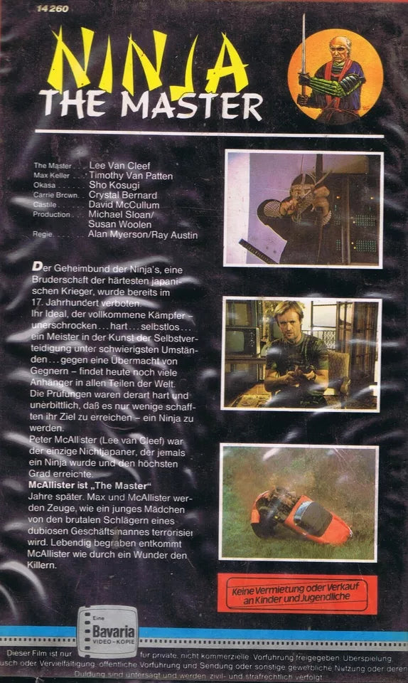 Ninja: The Master - Terror in Nob Hill (VHS - DE)