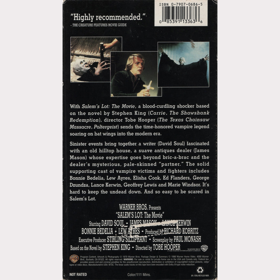 Salem's Lot: The Movie (VHS - 1998 - US)