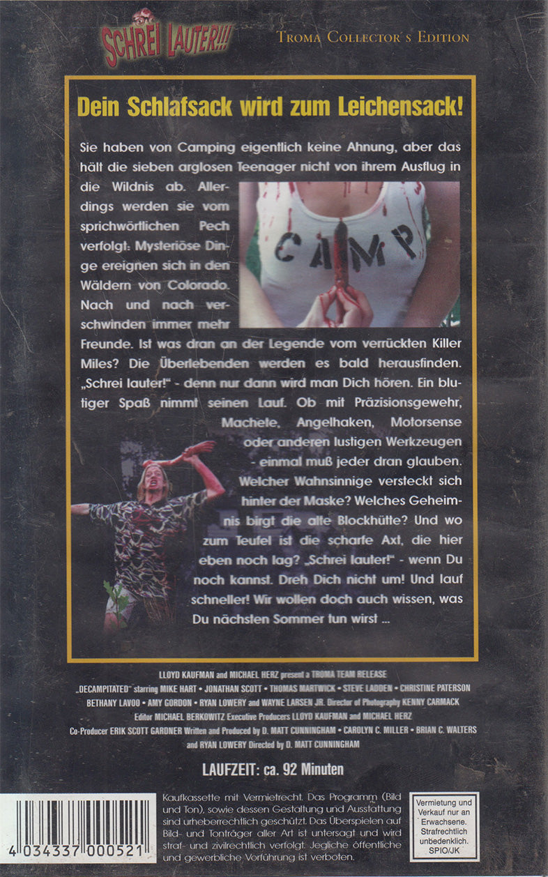 Crie plus fort !!! (VHS - DE)