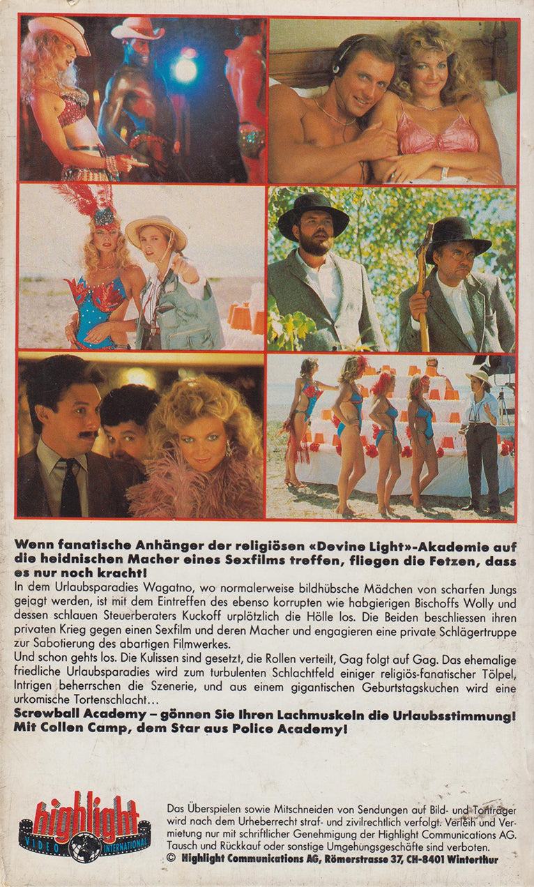 Screwball Academy (VHS - DE)