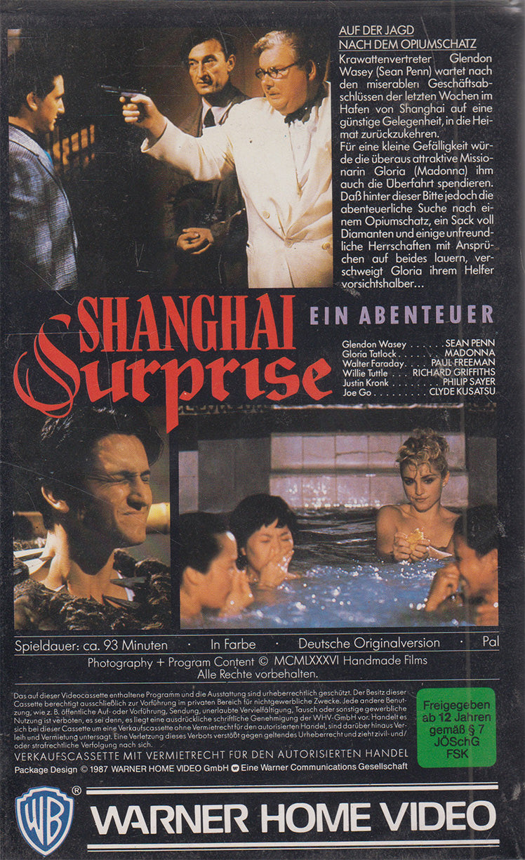 Shanghai Surprise (VHS - 1987 - DE)