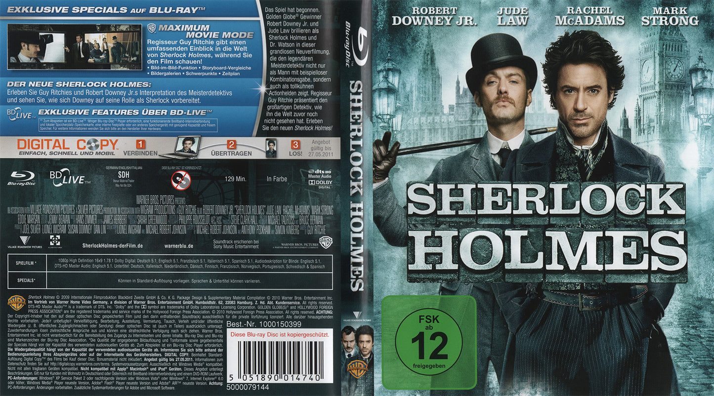 Sherlock Holmes (Blu-ray - 2010 - DE)