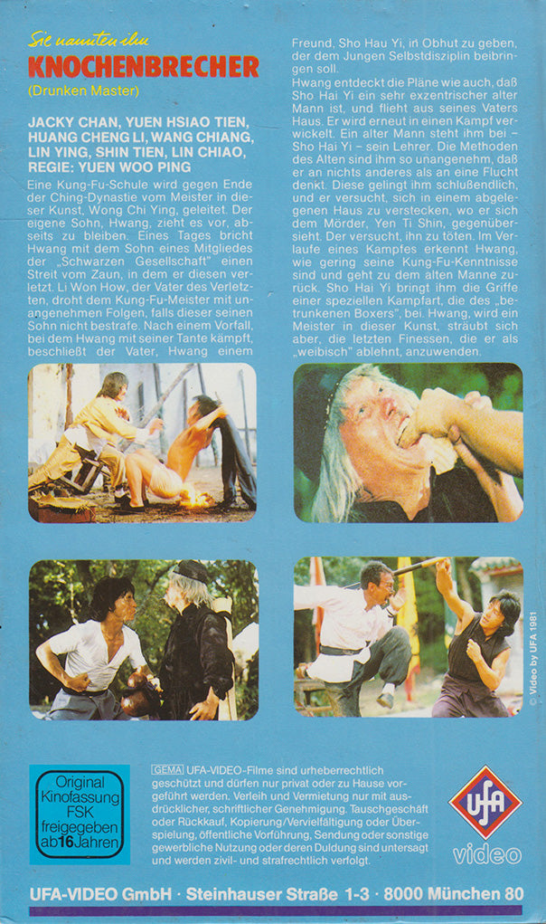 Sie nannten ihn Knochenbrecher UFA Video 1981 VHS Hartbox Cover back