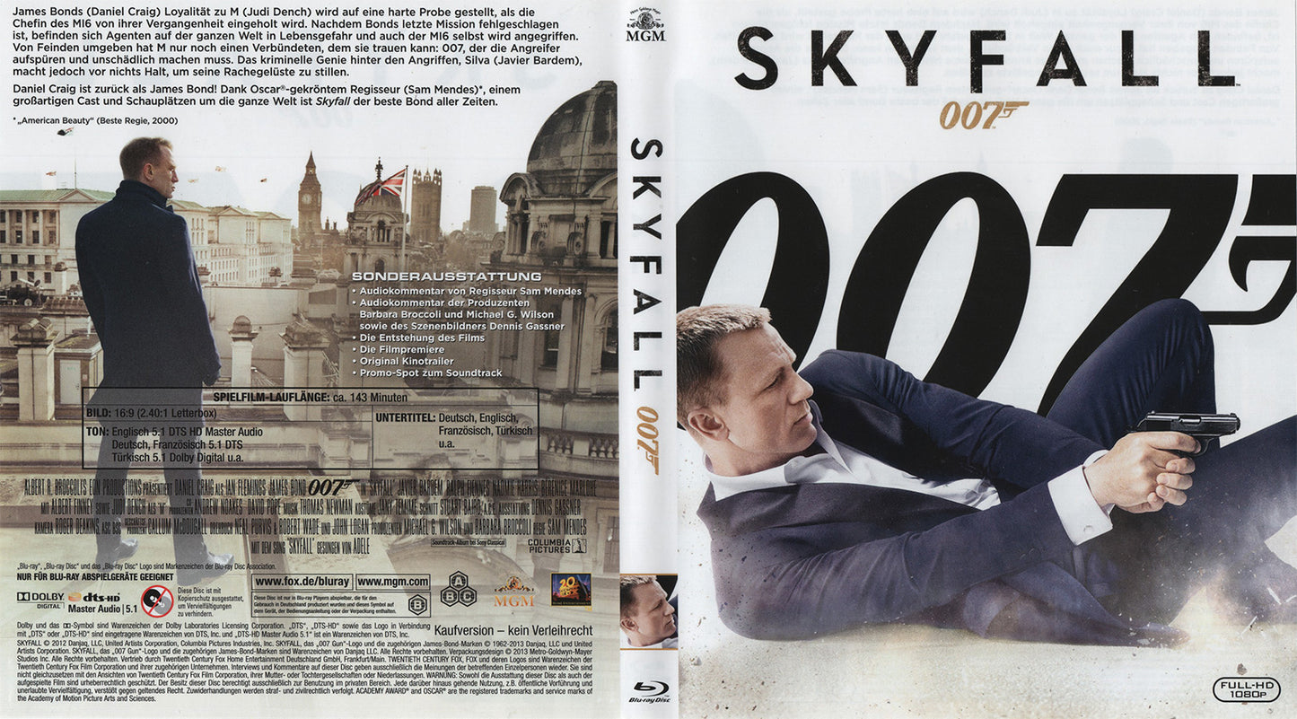 Skyfall (Blu-ray - 2013 - DE)