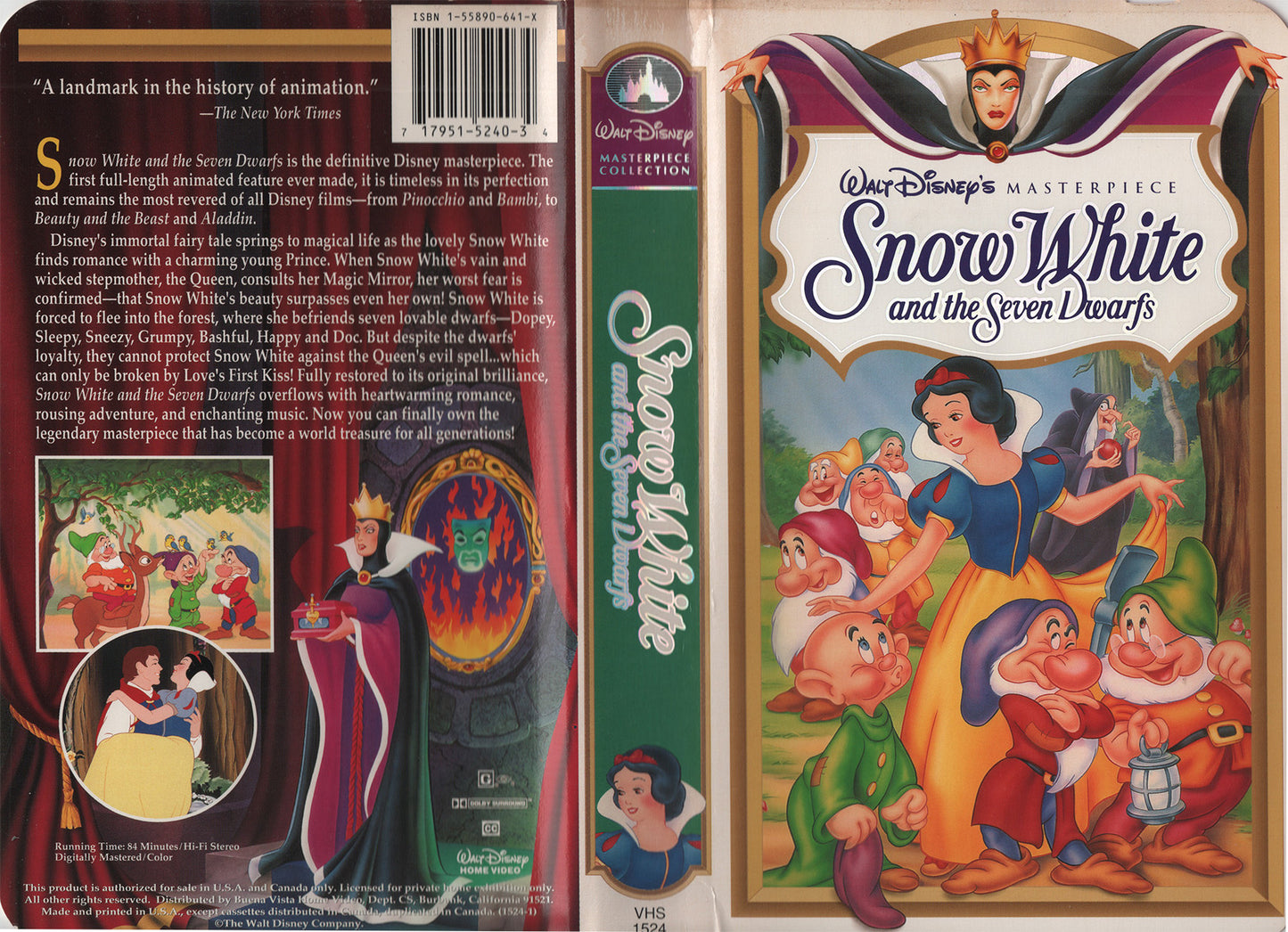 Snow White and the Seven Dwarfs (VHS - US)