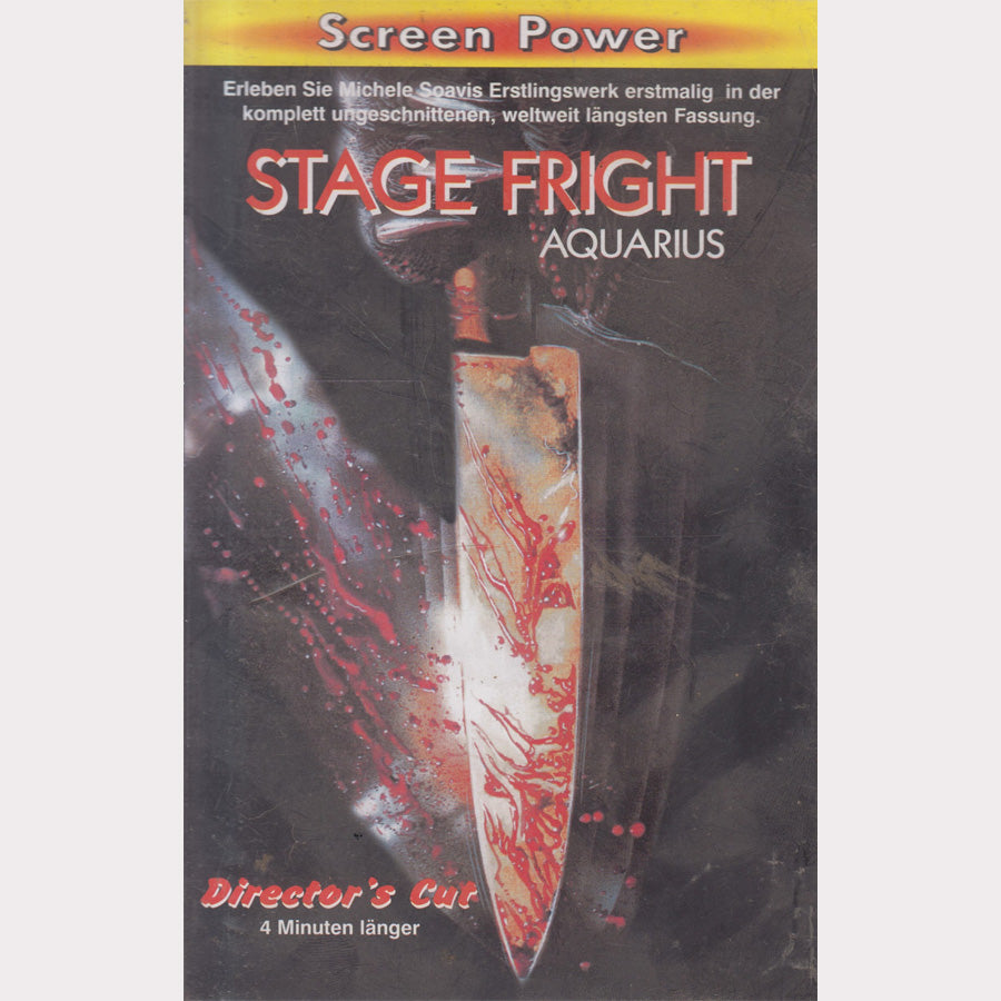 Stage Fright - Aquarius (VHS - 1998 - DE)