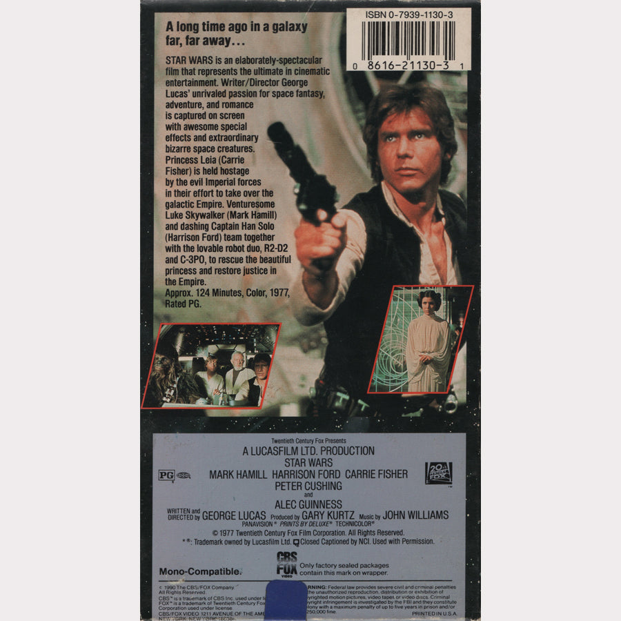 Star Wars (VHS - 1990 - US)