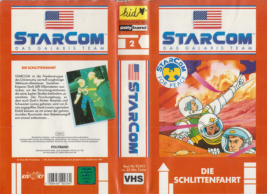 Starcom - L'équipe Galaxy 2 : La balade en traîneau (VHS - DE)