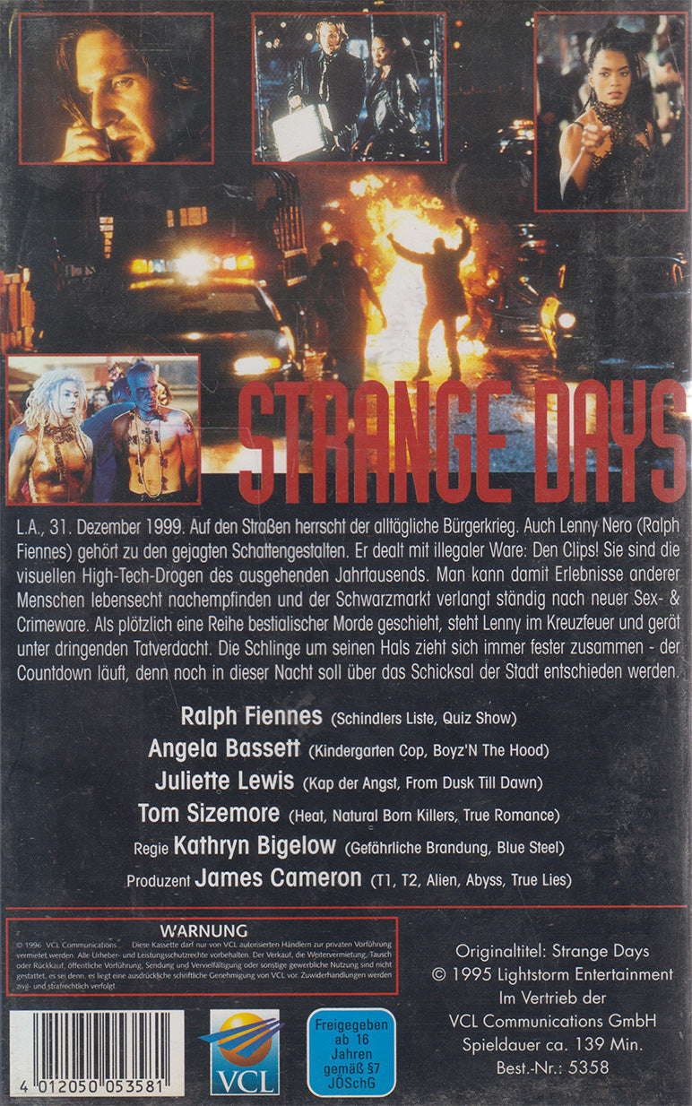 Strange Days (VHS - 1996 - DE)