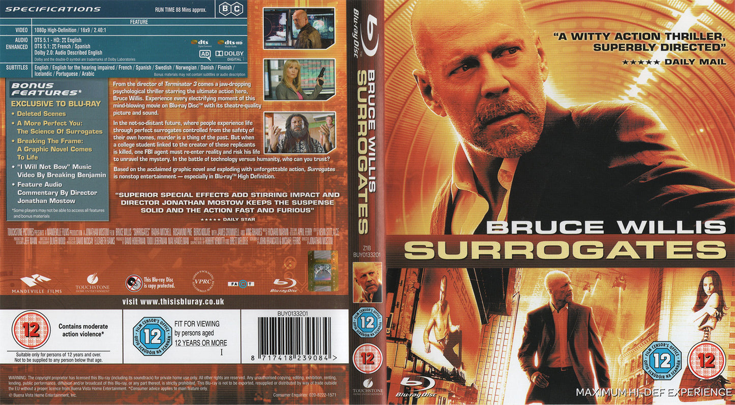 Surrogates (Blu-ray - UK)