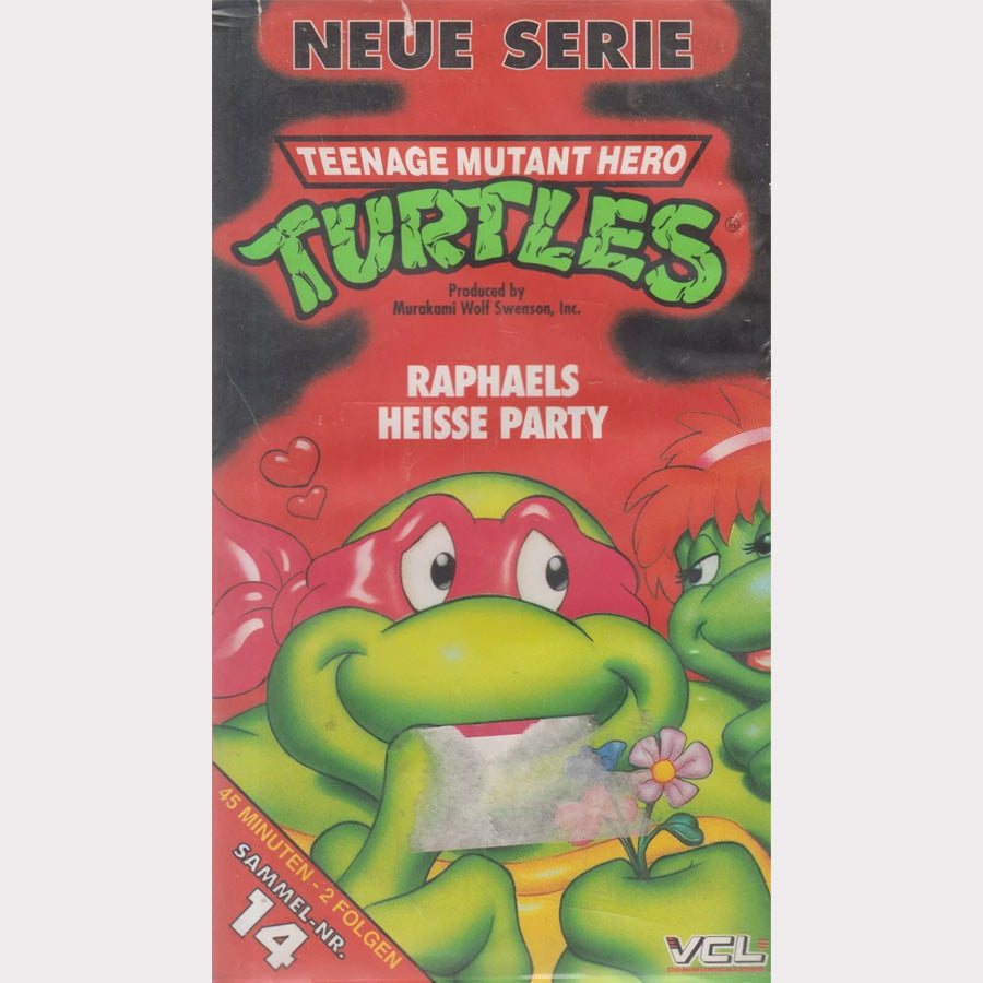 Teenage Mutant Hero Turtles 14: Raphael's Hot Party (VHS - 1992 - DE)